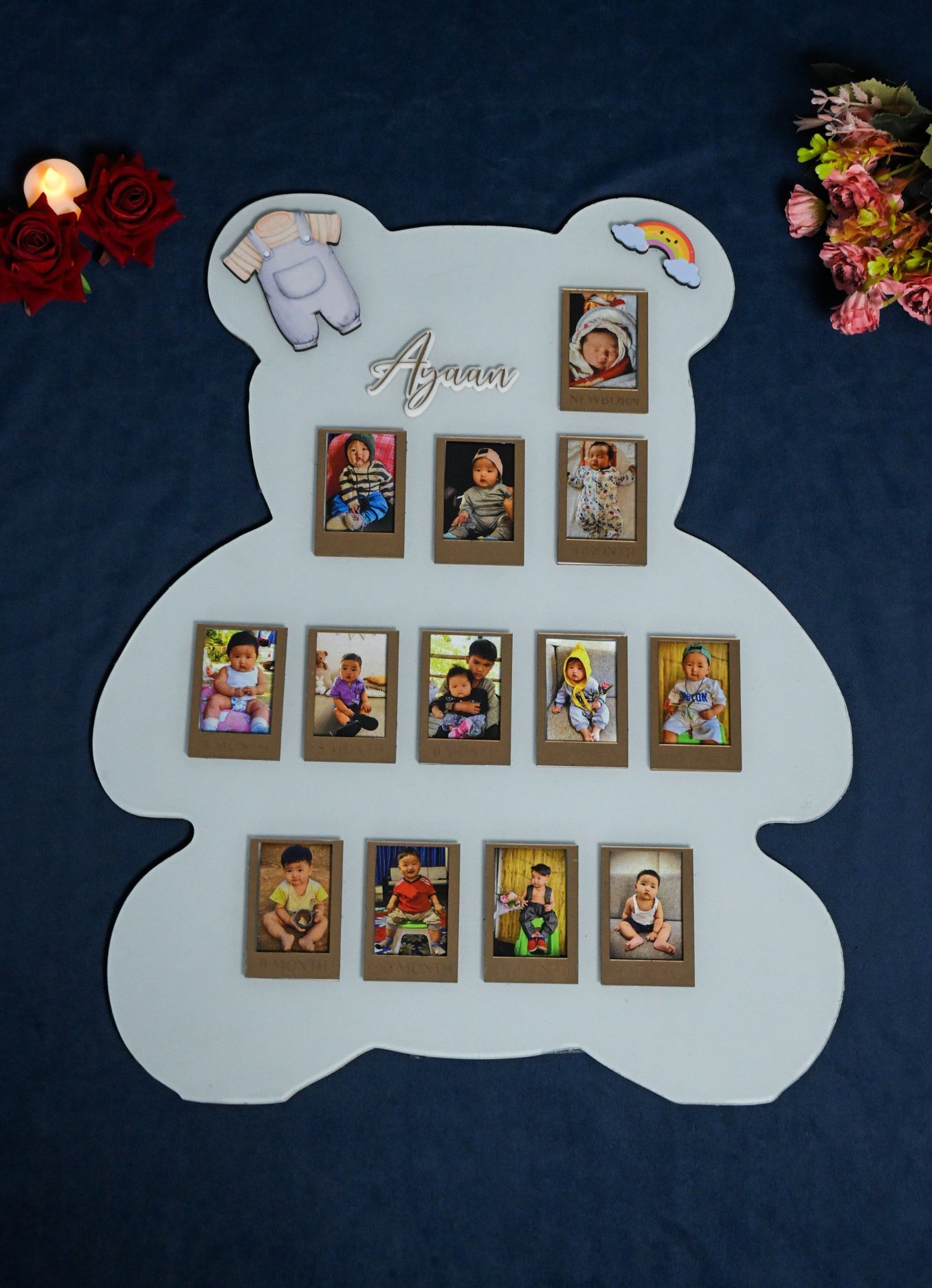 Baby Photo Board-Teddy Shape - Image 2