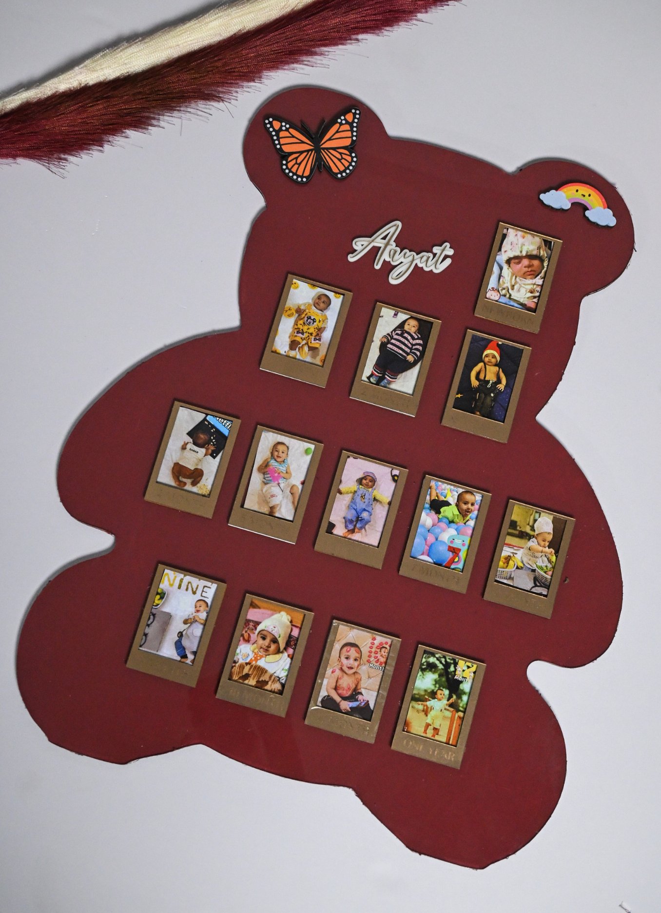 Baby Photo Board-Teddy Shape - Image 3