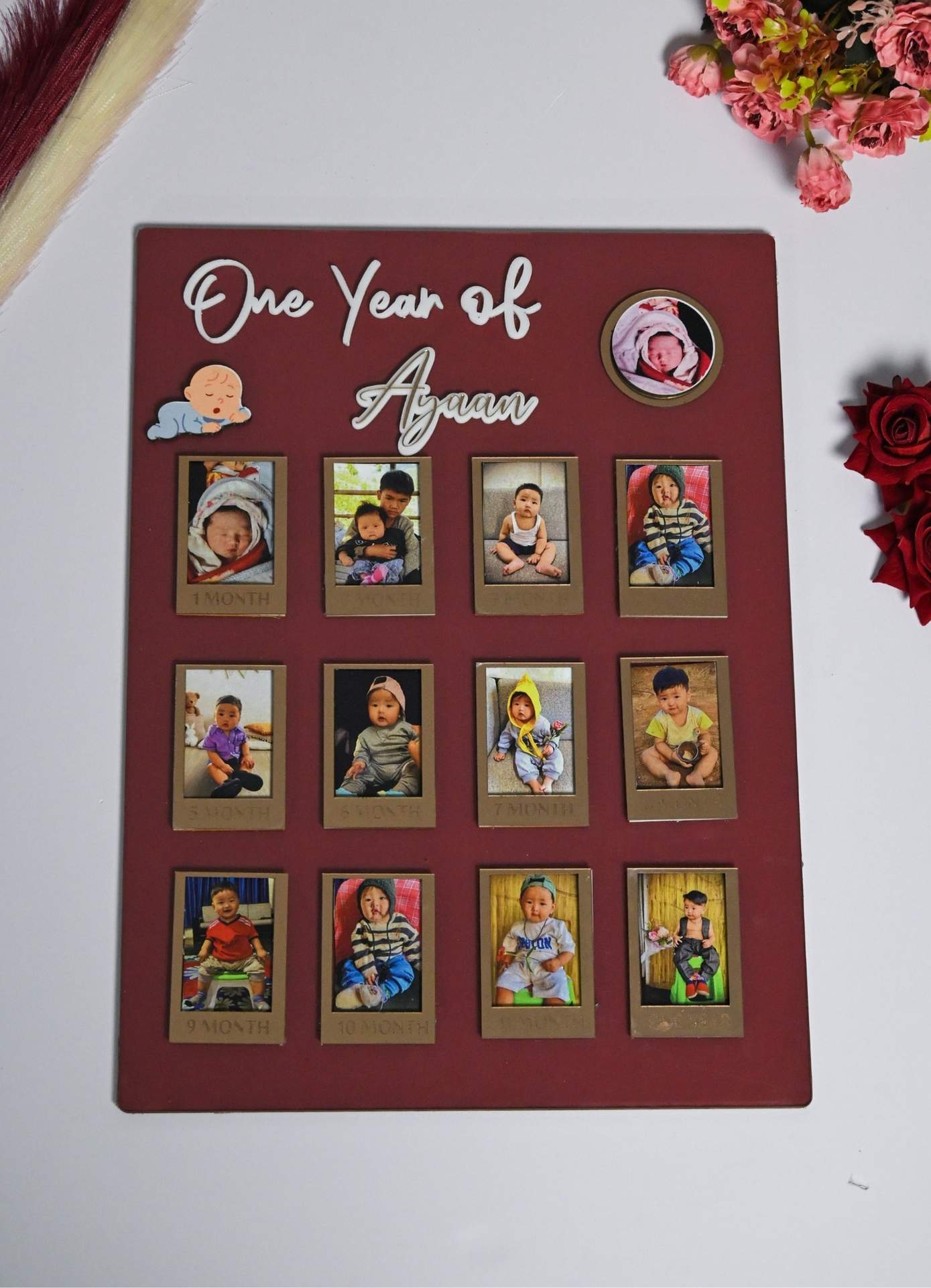 Baby Photo Board-Rectangular Shape